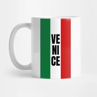 Venice City in Italian Flag Vertical Mug